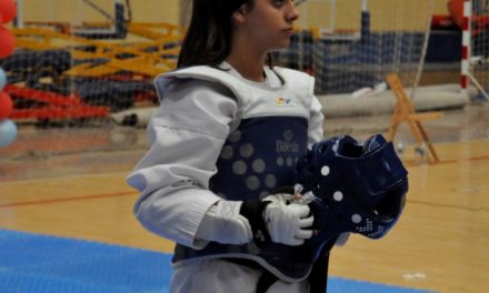 Zoe García García. Deportista de Taekwondo